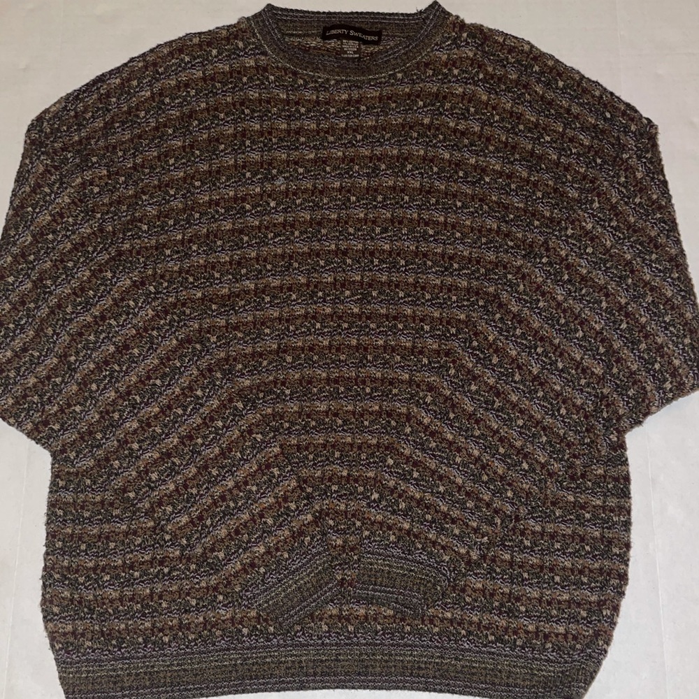 Vintage 90s Grunge Chunky Grandpa Sweater XL